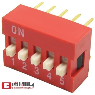  دیپ سوئیچ 5کاناله DIP SWITCH-05RN