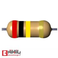 مقاومت 200 کیلو اهم 1/4 وات 5 درصد (بسته 50 عددی)