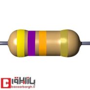 مقاومت 47 کیلو اهم 1 وات 5 درصد (بسته 10 عددی)