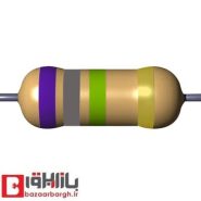 مقاومت 6.8 مگا اهم 1/4 وات 5 درصد (بسته 50 عددی)