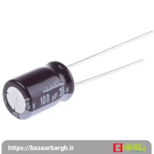 بررسی تخصصی خازن الکترولیتی 100uF 35V