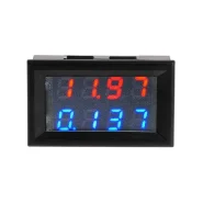نمایشگر ولتاژ و جریان DC (قرمز آبي 4Digit)