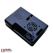 جعبه مشکی برد رسپبری پای 3 بی پلاس پشتیبانی از فن | box for raspberry pi